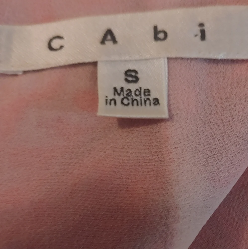 CAbi Red Asymmetrical Sleeveless Tank Top